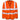 Supertouch Hi Vis Orange Long Sleeved Velcro Vest