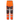 Pulsar REACT Hi Vis Stretch Work Jogger Orange/Grey - RCT811