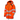 PULSAR® Women's Hi Vis Orange Waterproof Shell Jacket - LFE960
